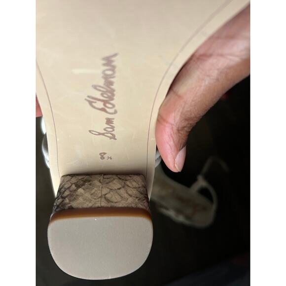 Sam Edelman Isle Leather Side-Buckle Ankle-Strap Sandals Size 8.5 - Picture 9 of 9